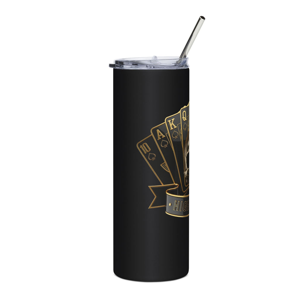 Skull Cards Stainless Steel Tumbler