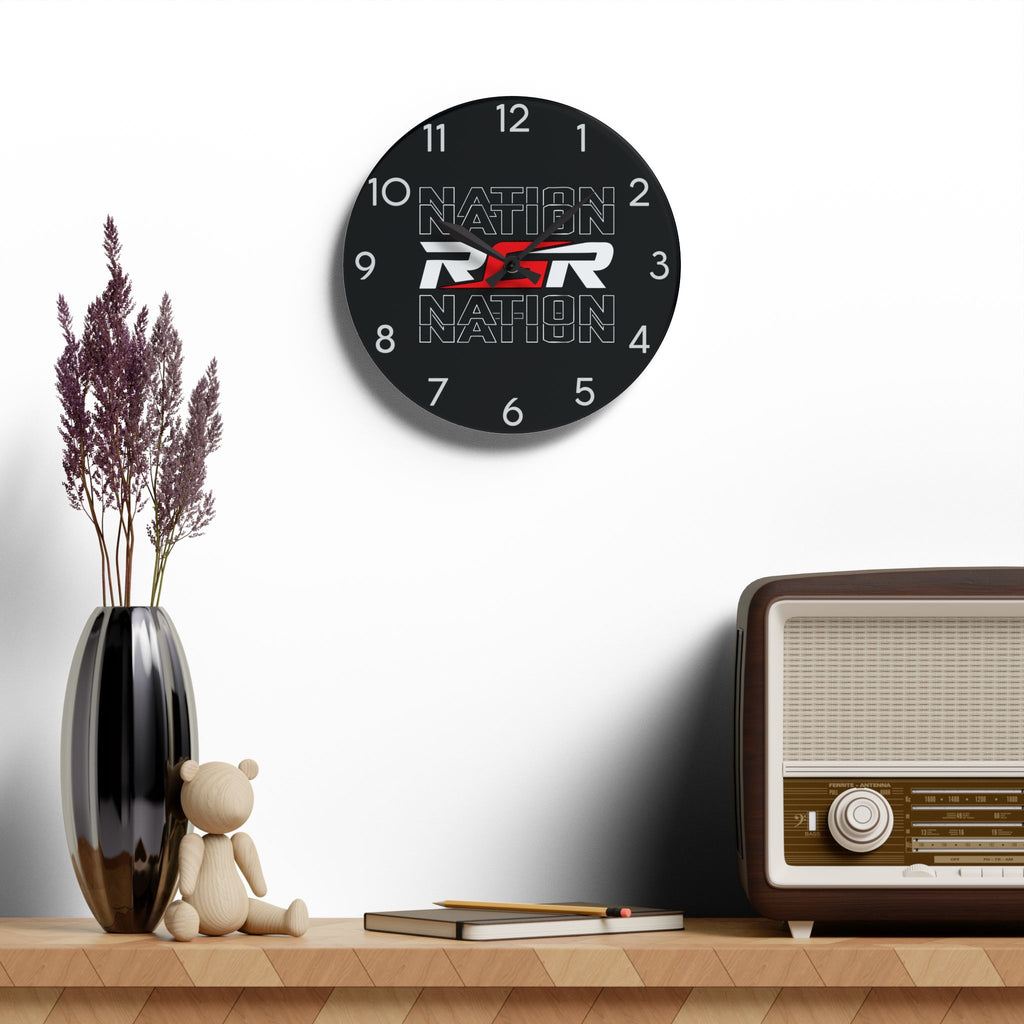 Acrylic Wall Clock - RGR Nation