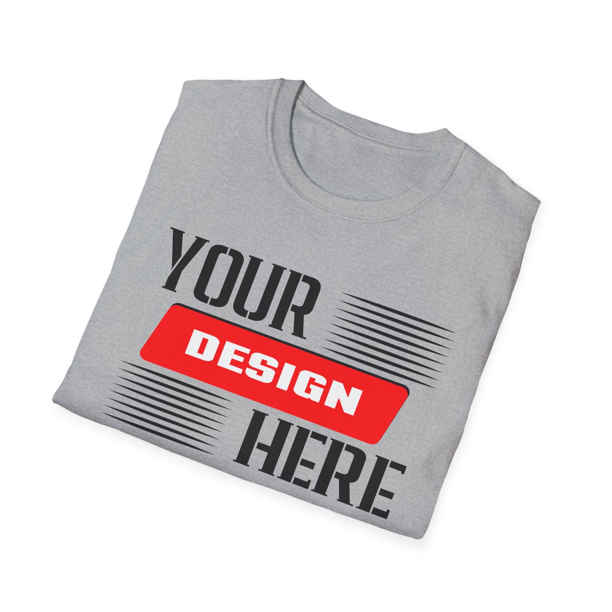 Customizable Unisex Softstyle T-Shirt - Your Design Here