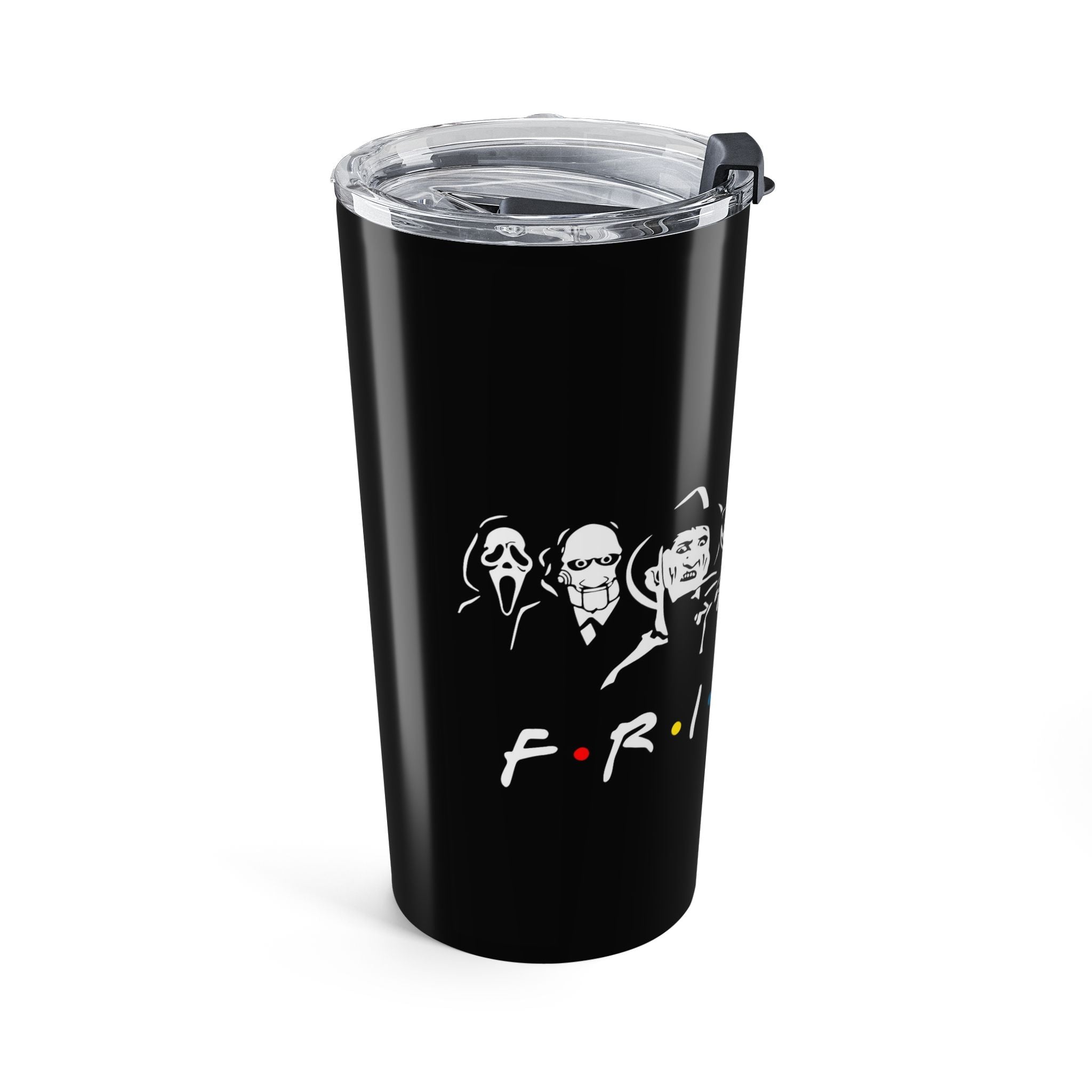 Horror-Themed Tumbler: Perfect for Friends Fans, Halloween, Gifts