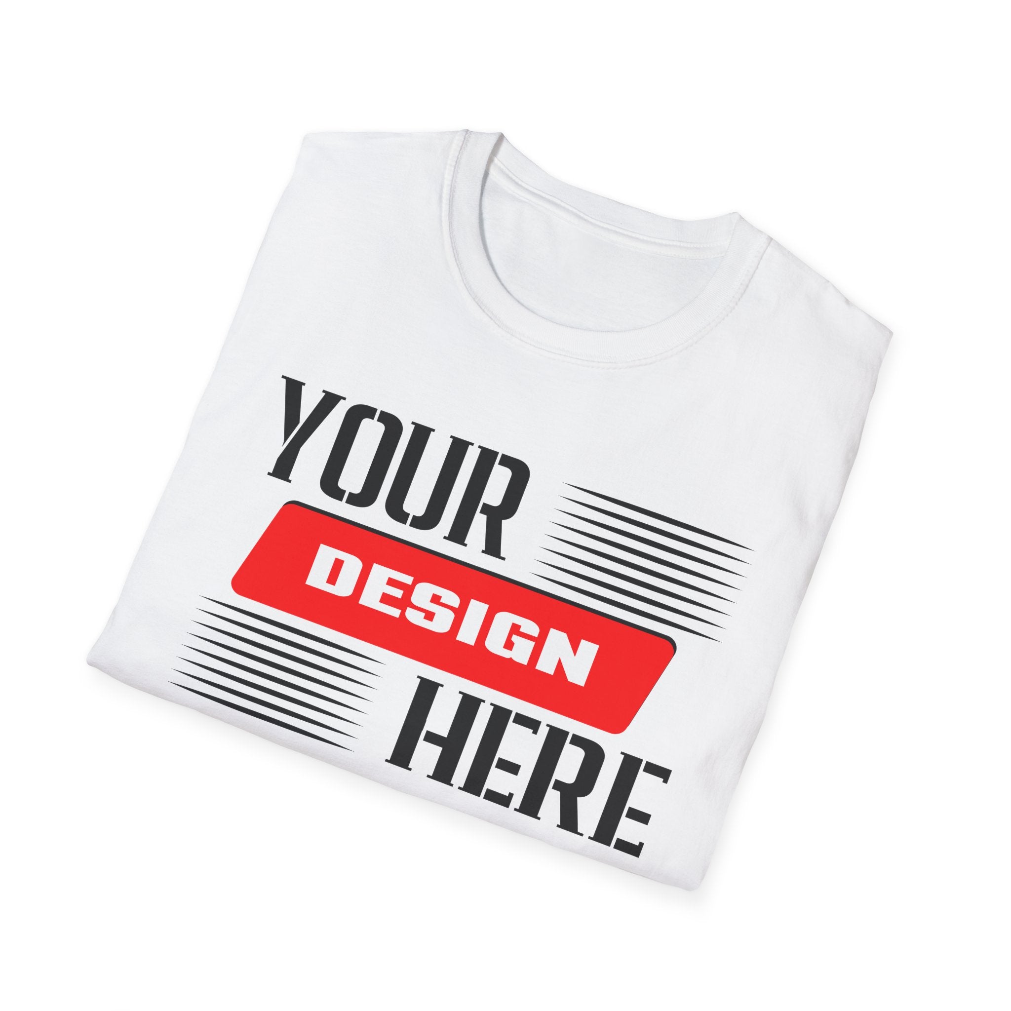 Customizable Unisex Softstyle T-Shirt - Your Design Here