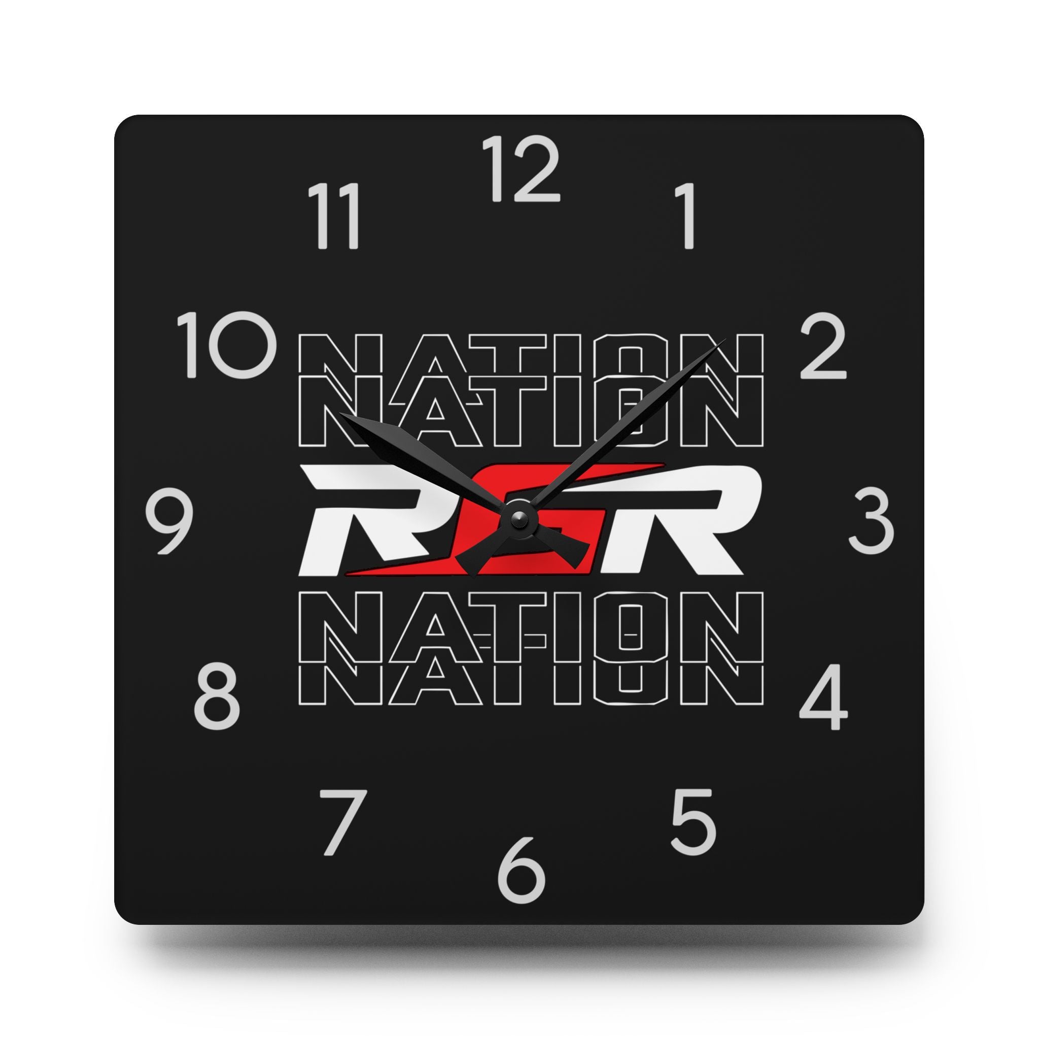 Acrylic Wall Clock - RGR Nation