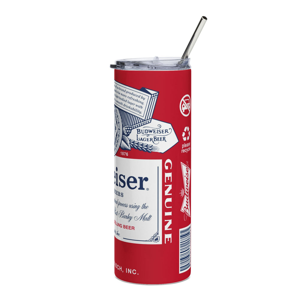 Budweiser Stainless Steel Tumbler - 20oz - Perfect for Beer Lovers