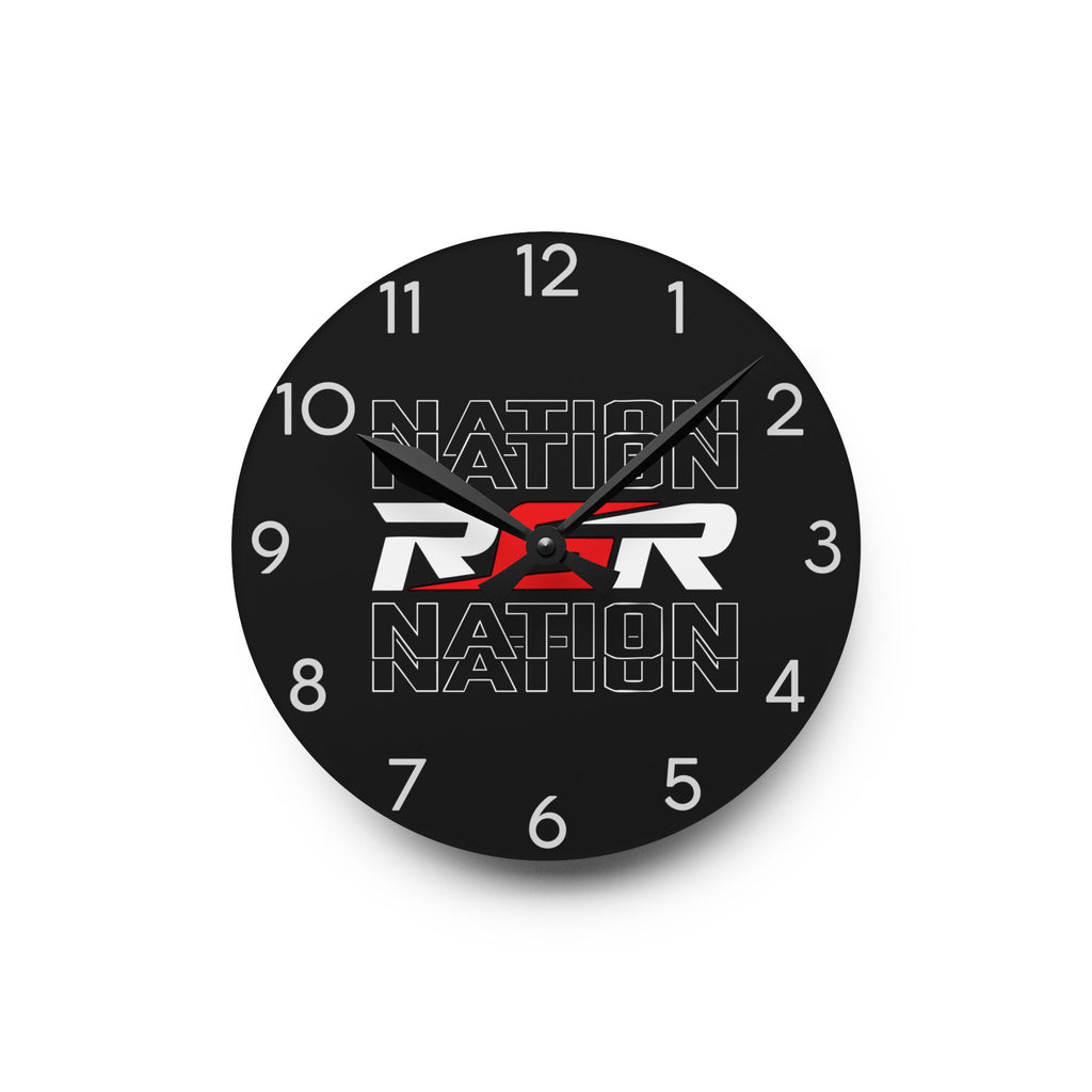 Acrylic Wall Clock - RGR Nation
