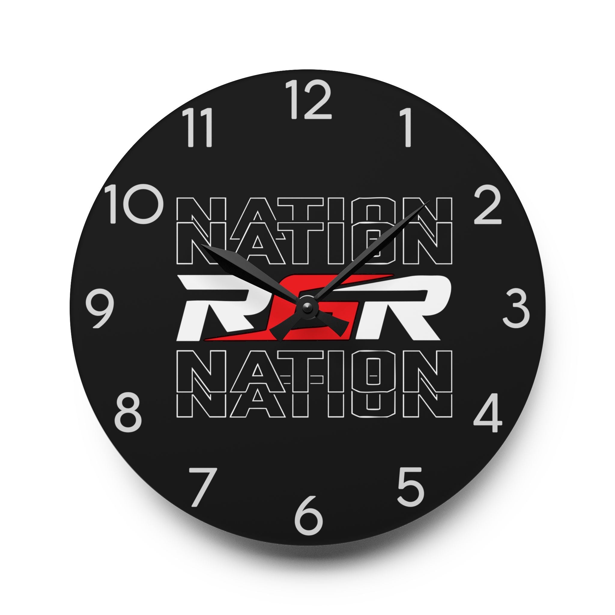 Acrylic Wall Clock - RGR Nation