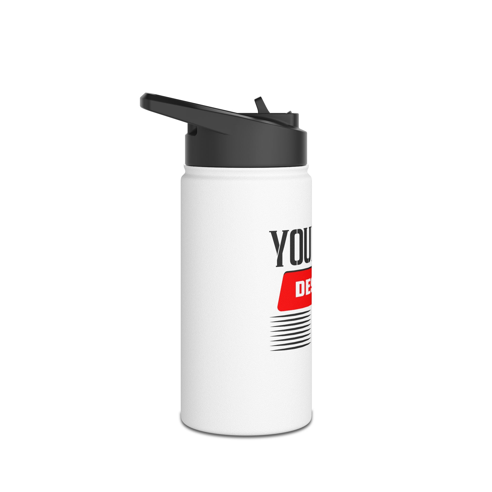 Customizable Stainless Steel Water Bottle - Personalized Design